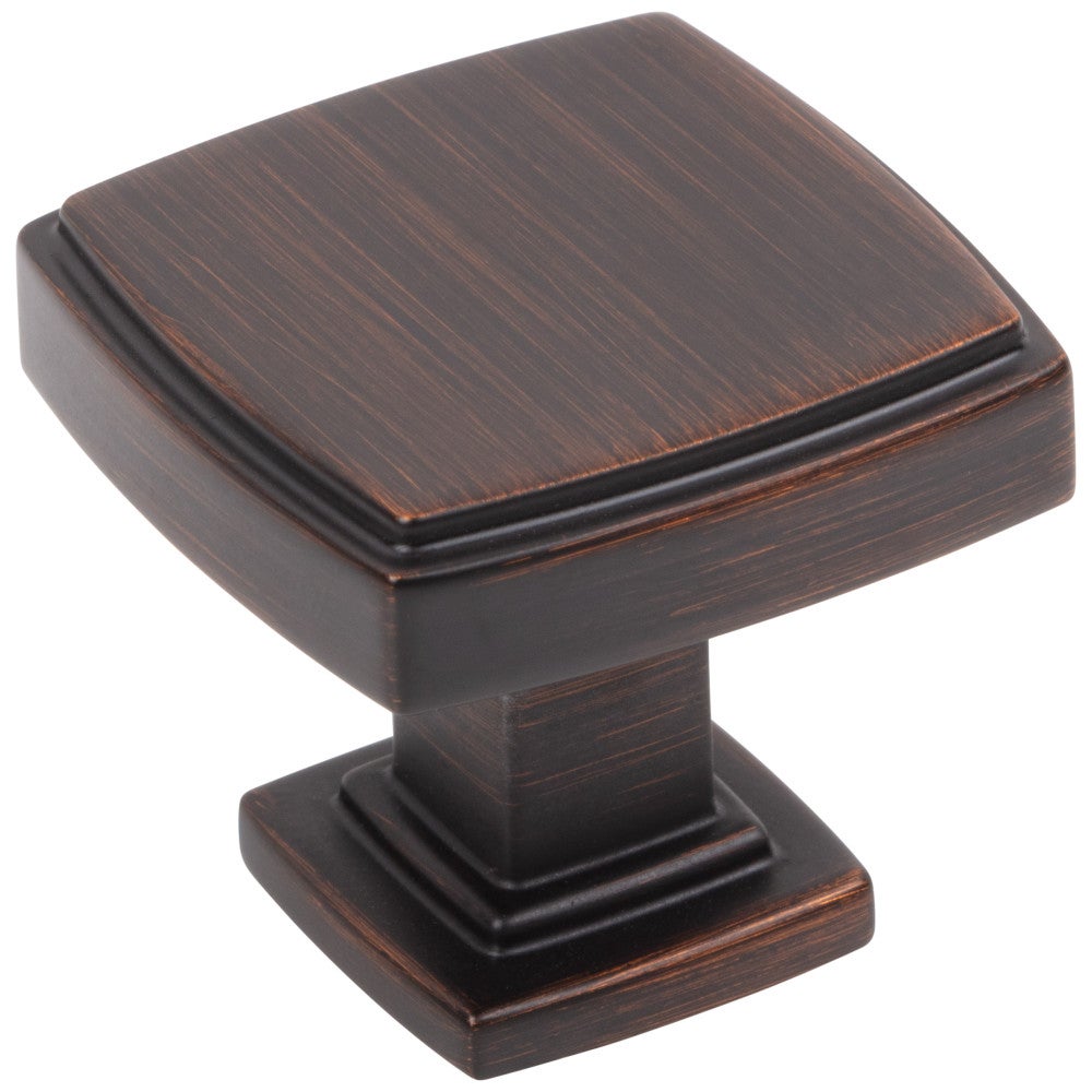 Hardware Resources 1-1/4" Overall Length Satin Nickel Square Renzo Cabinet Knob