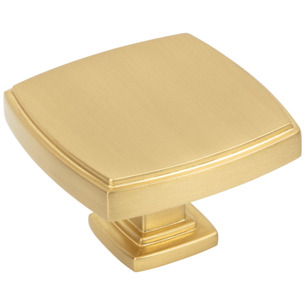 Hardware Resources 1-1/4" Overall Length Satin Nickel Square Renzo Cabinet Knob
