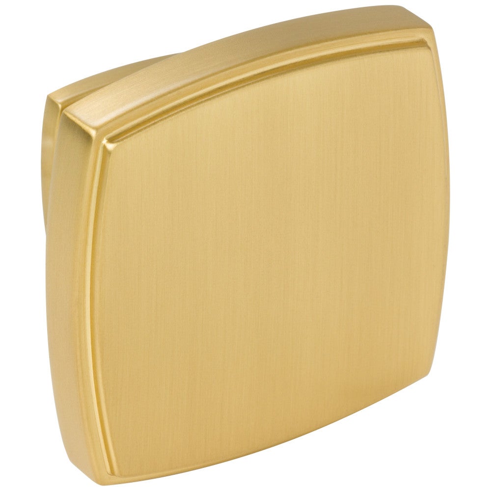 Hardware Resources 1-1/4" Overall Length Satin Nickel Square Renzo Cabinet Knob