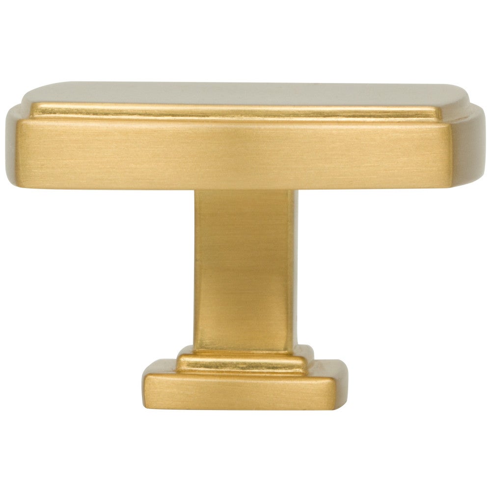 Hardware Resources 1-1/4" Overall Length Satin Nickel Square Renzo Cabinet Knob