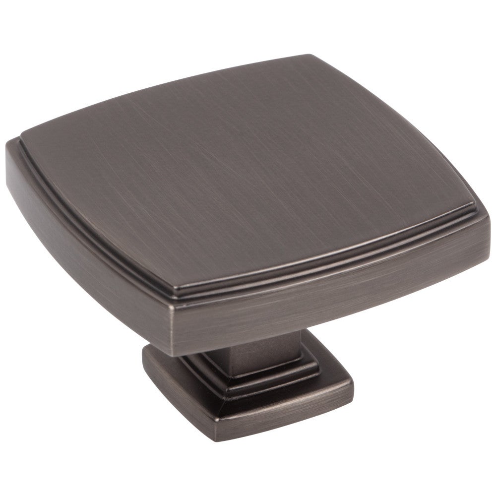 Hardware Resources 1-1/4" Overall Length Satin Nickel Square Renzo Cabinet Knob