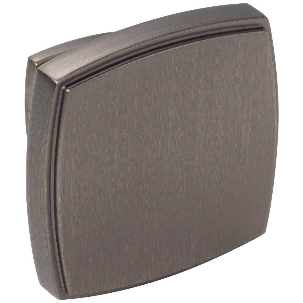 Hardware Resources 1-1/4" Overall Length Satin Nickel Square Renzo Cabinet Knob
