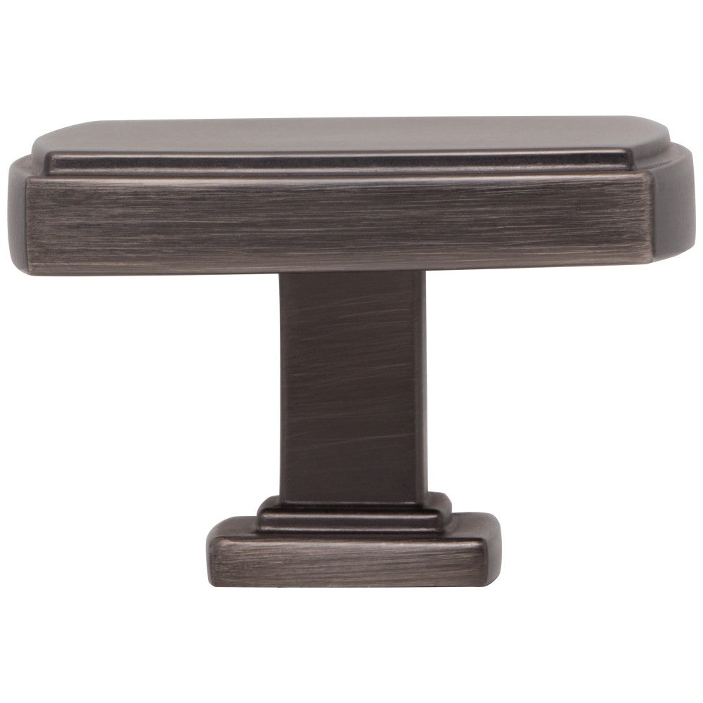 Hardware Resources 1-1/4" Overall Length Satin Nickel Square Renzo Cabinet Knob