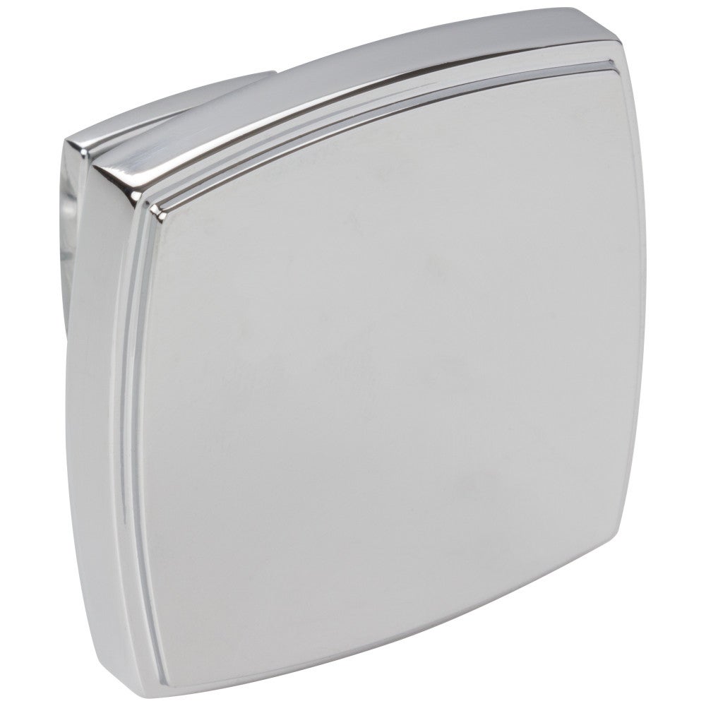 Hardware Resources 1-1/4" Overall Length Satin Nickel Square Renzo Cabinet Knob