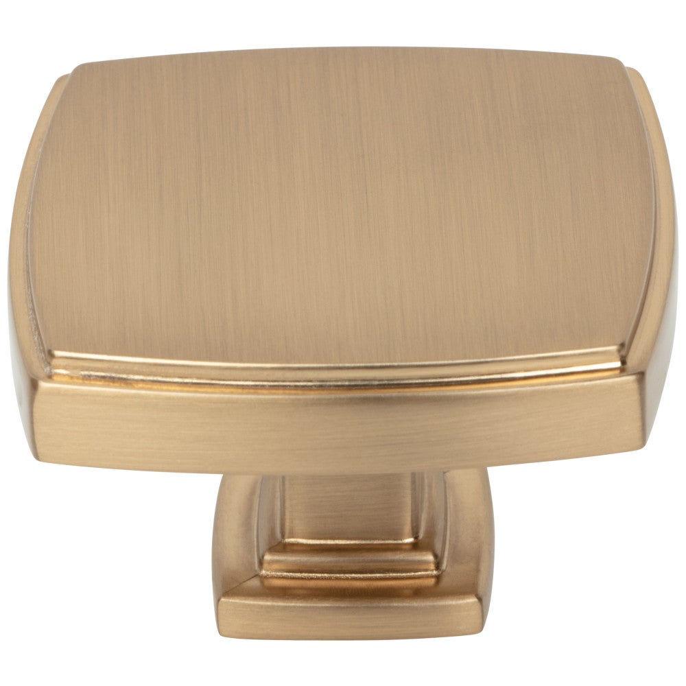 Hardware Resources 1-1/4" Overall Length Satin Nickel Square Renzo Cabinet Knob