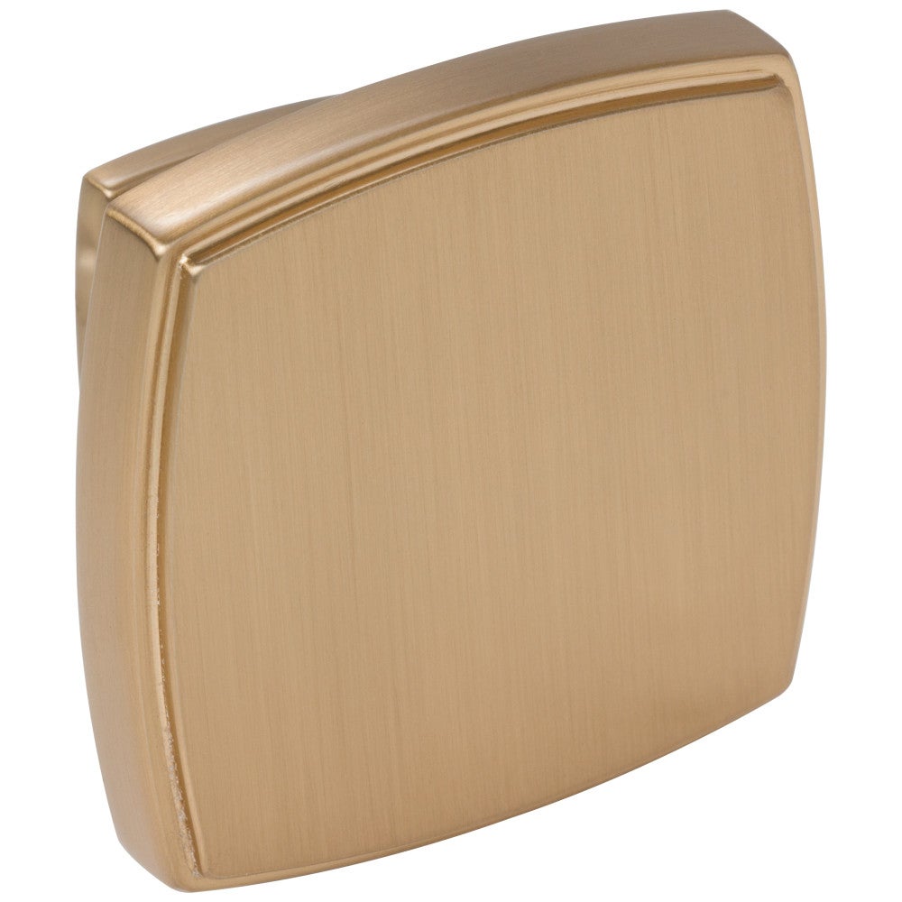 Hardware Resources 1-1/4" Overall Length Satin Nickel Square Renzo Cabinet Knob