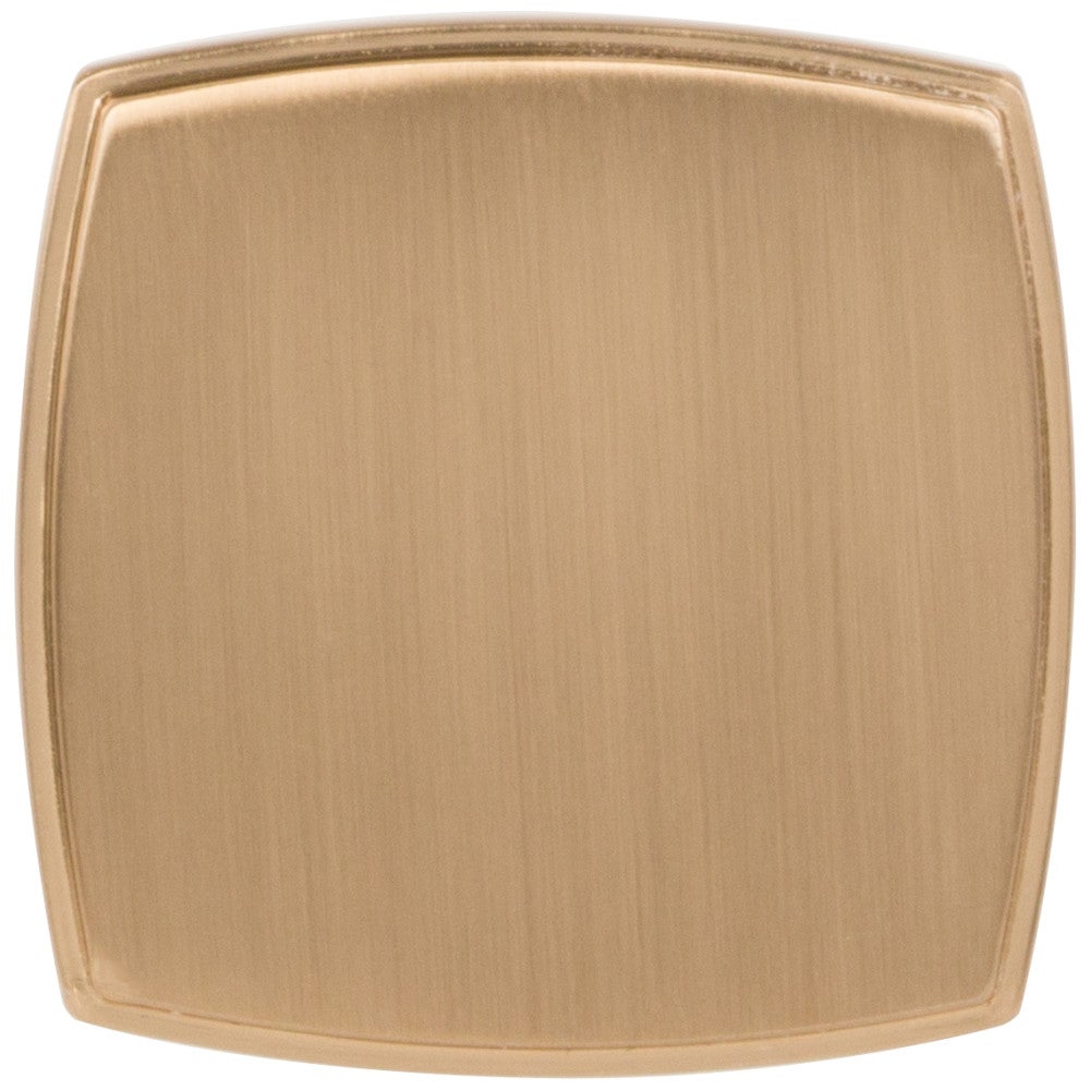 Hardware Resources 1-1/4" Overall Length Satin Nickel Square Renzo Cabinet Knob