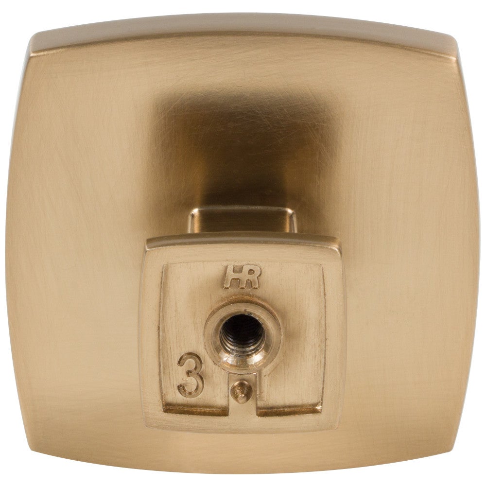 Hardware Resources 1-1/4" Overall Length Satin Nickel Square Renzo Cabinet Knob