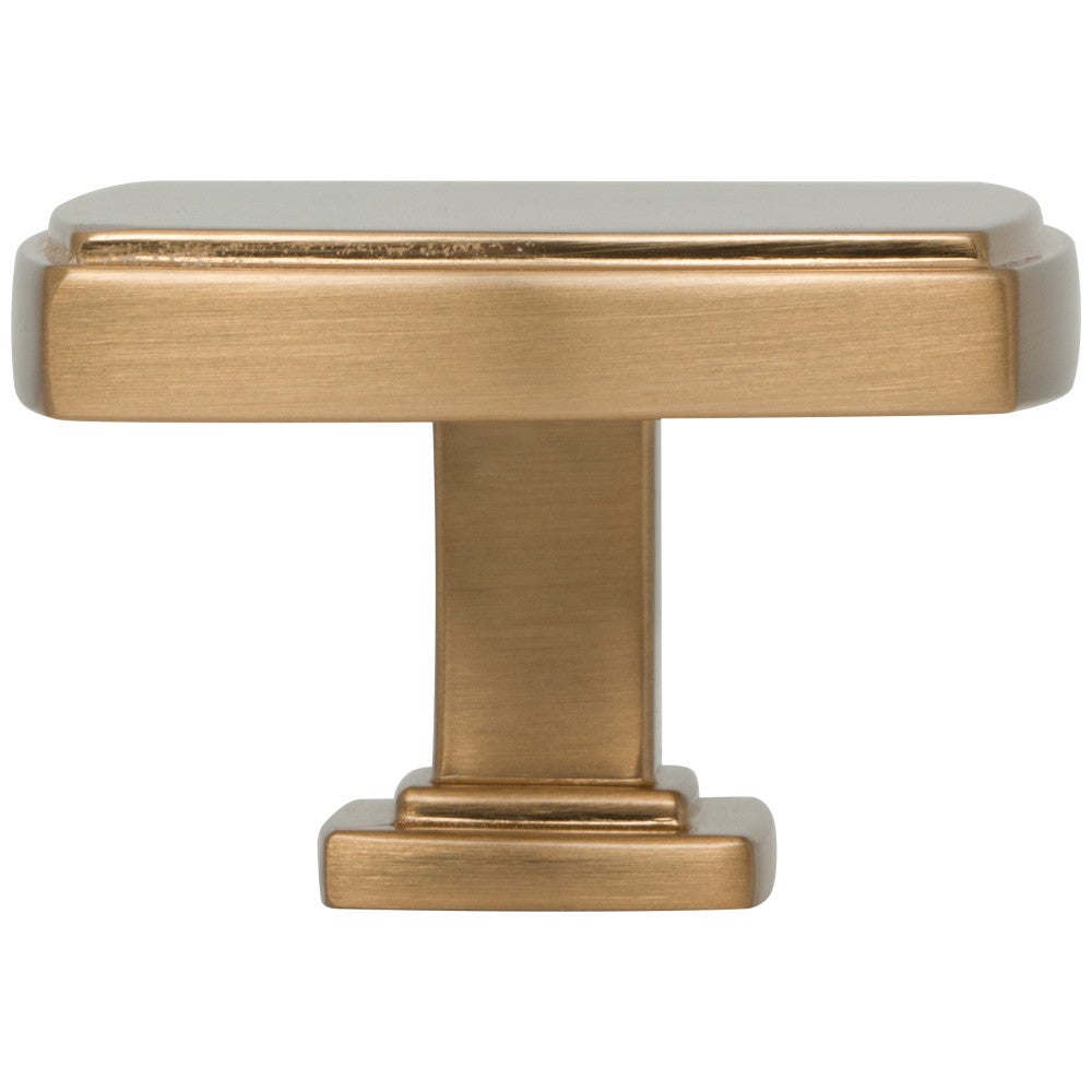 Hardware Resources 1-1/4" Overall Length Satin Nickel Square Renzo Cabinet Knob