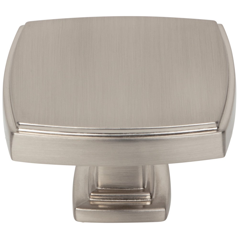 Hardware Resources 1-1/4" Overall Length Satin Nickel Square Renzo Cabinet Knob