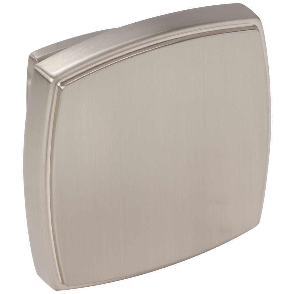 Hardware Resources 1-1/4" Overall Length Satin Nickel Square Renzo Cabinet Knob