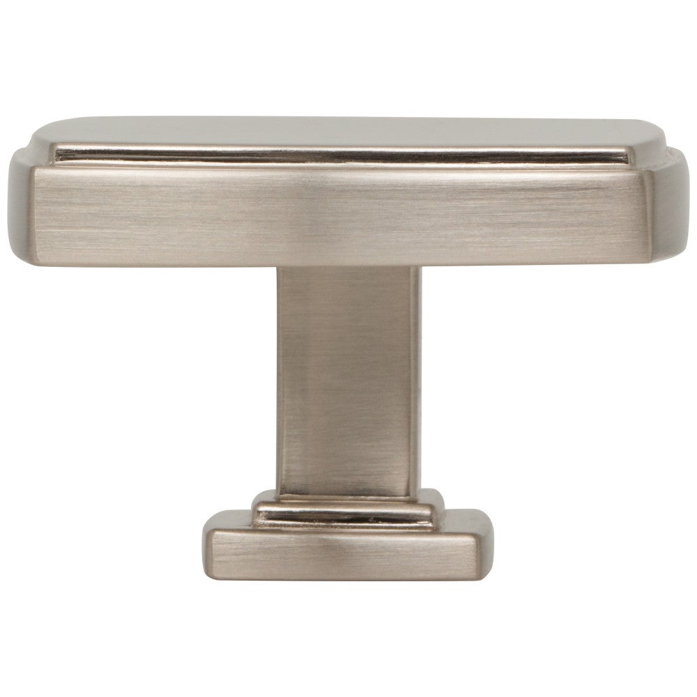 Hardware Resources 1-1/4" Overall Length Satin Nickel Square Renzo Cabinet Knob