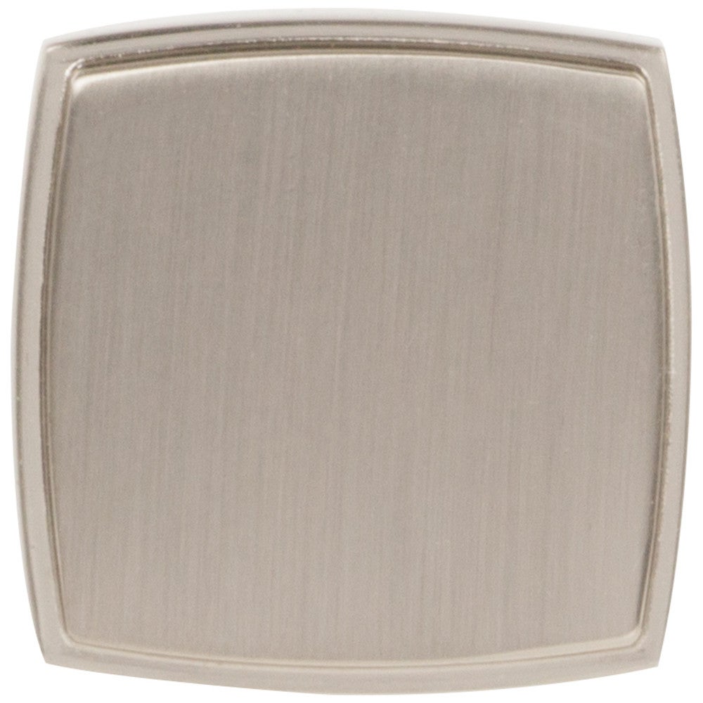 Hardware Resources 1-1/4" Overall Length Satin Nickel Square Renzo Cabinet Knob