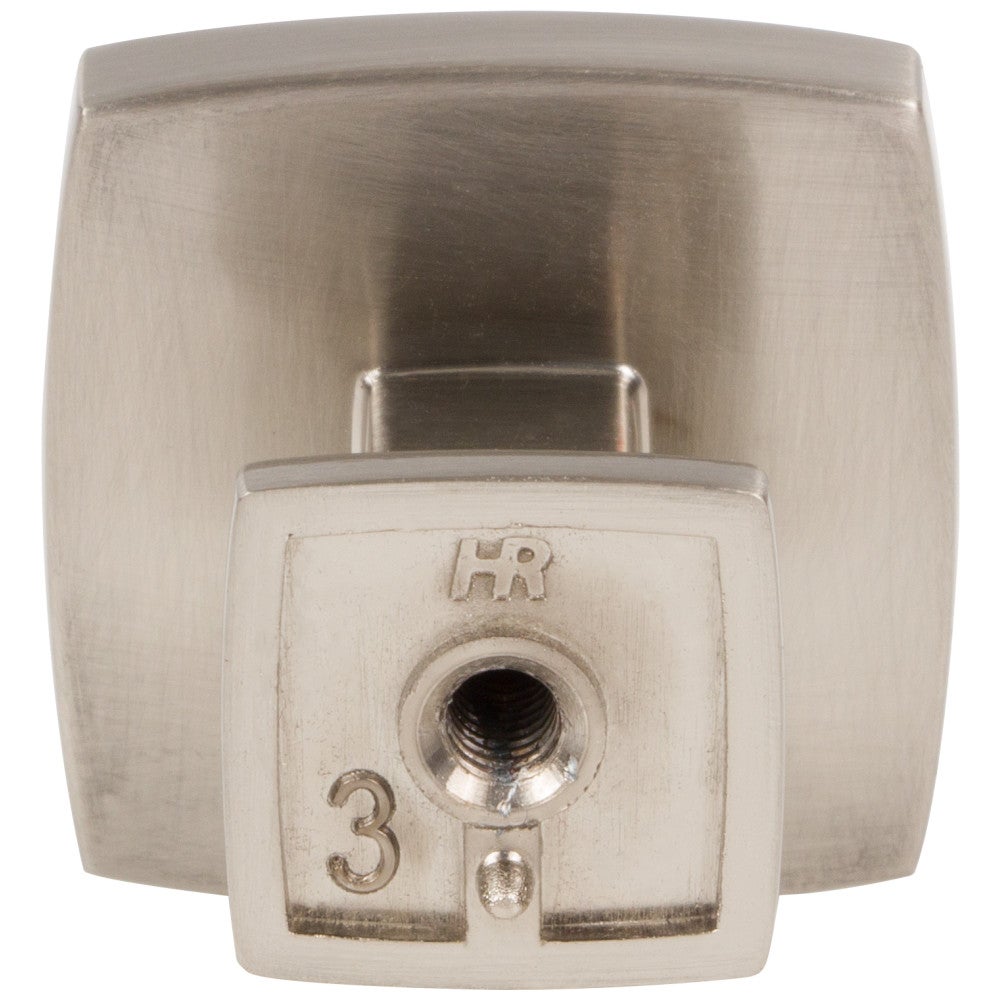 Hardware Resources 1-1/4" Overall Length Satin Nickel Square Renzo Cabinet Knob