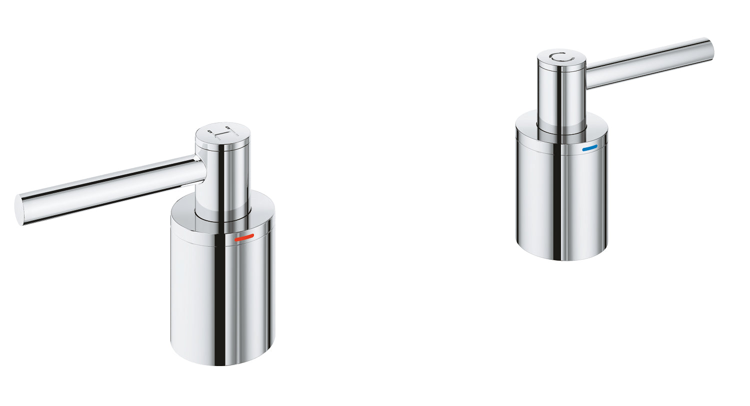 Grohe Lever Handles (Pair) for Tub Fillers 14218
