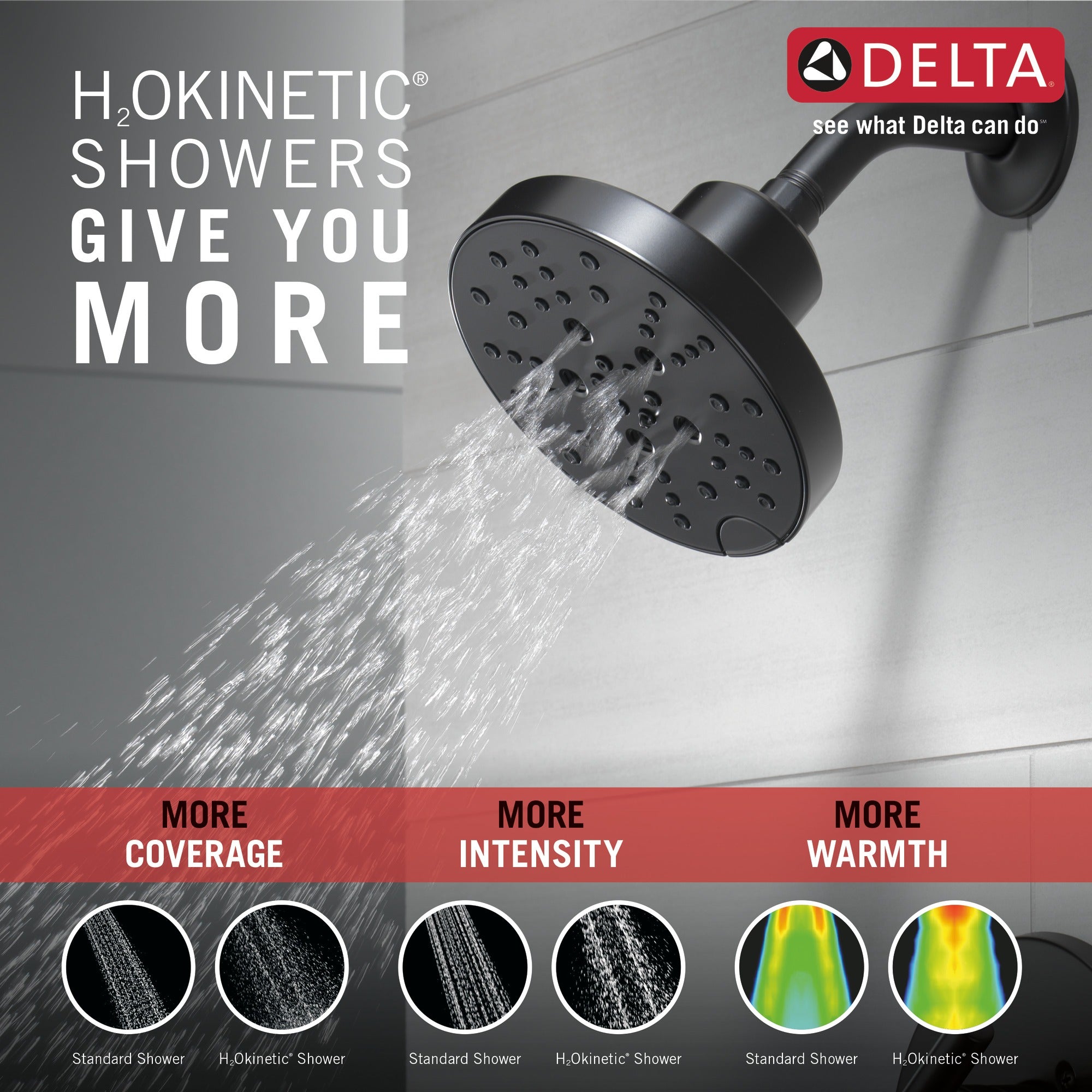 Delta Nicoli® Monitor® 14 Series H2Okinetic® Shower