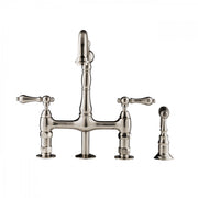 MAIDSTONE Adriana Bridge Kitchen Faucet - Metal Lever Handles
