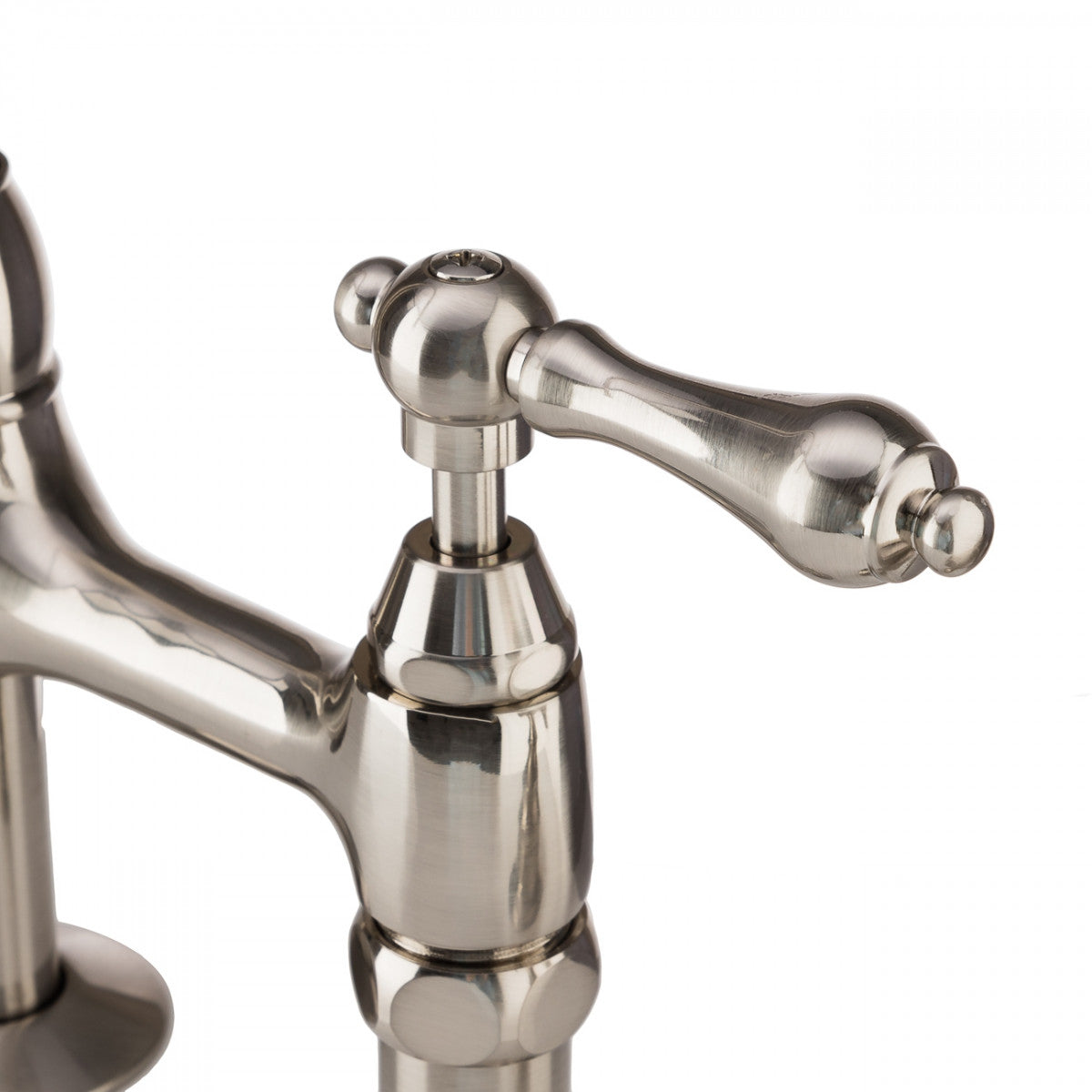 MAIDSTONE Adriana Bridge Kitchen Faucet - Metal Lever Handles