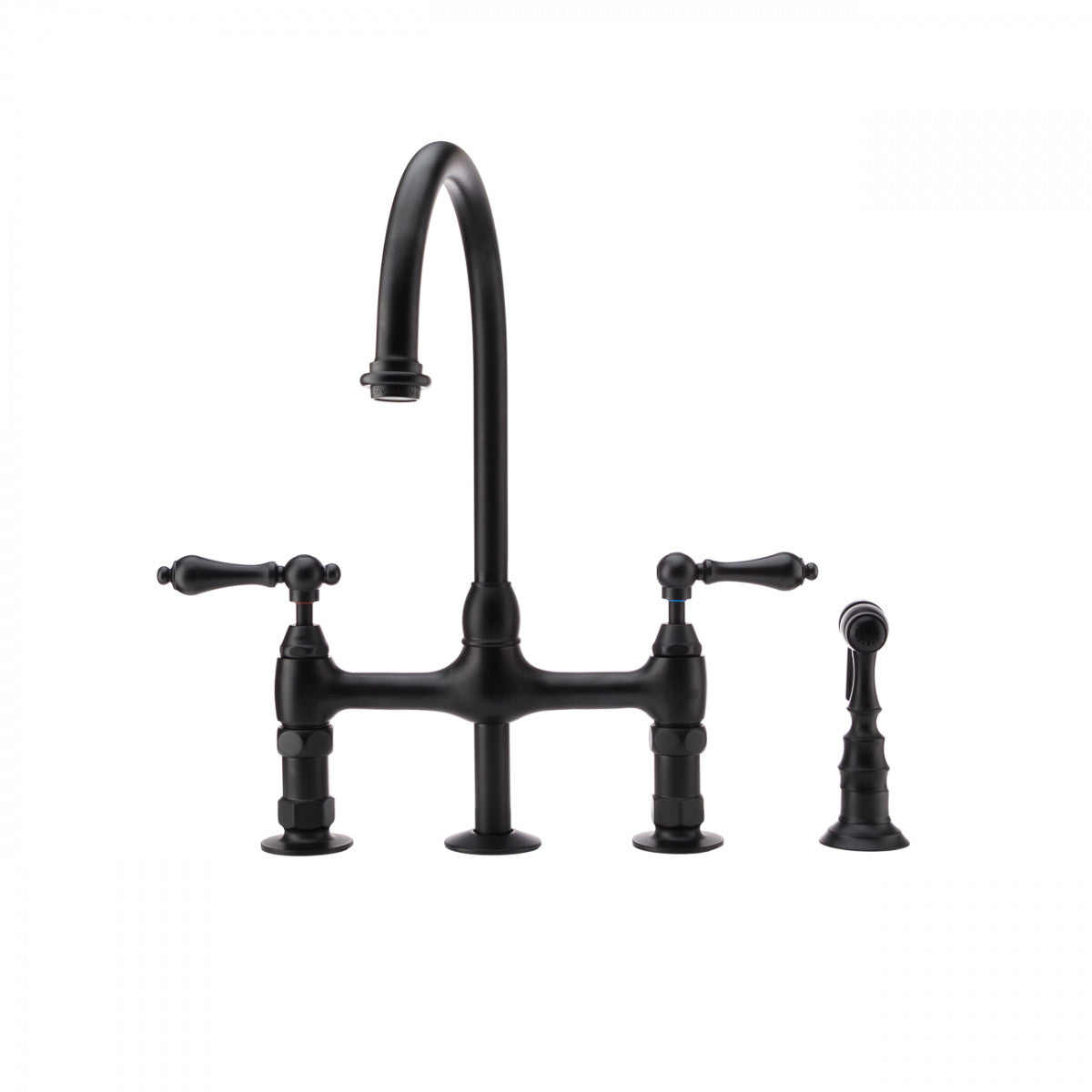MAIDSTONE Bradford Bridge Kitchen Faucet - Metal Lever Handles