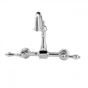 MAIDSTONE Peyton Wall Mount Kitchen Faucet - Metal Lever Handles