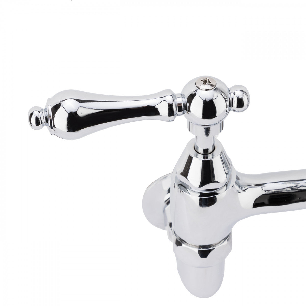 MAIDSTONE Florian Wall Mount Kitchen Faucet - Metal Lever Handles