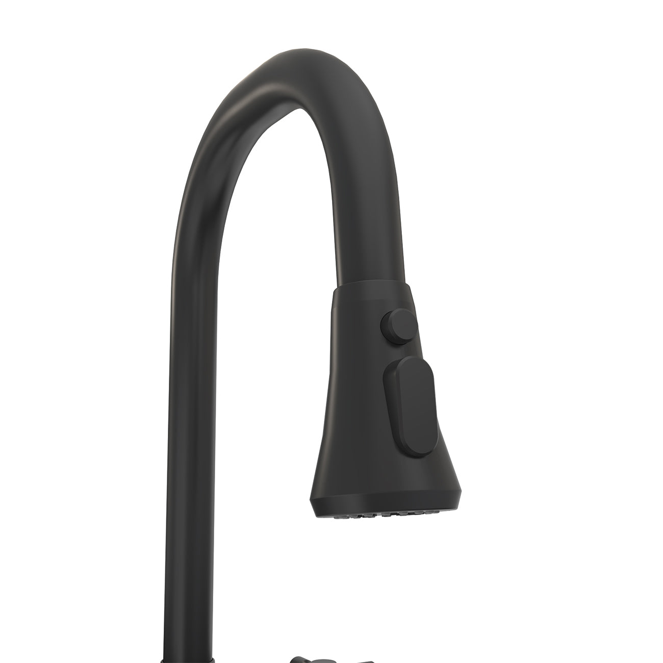 MAIDSTONE Widespread Kitchen Faucet With Pull Down Spring Spout