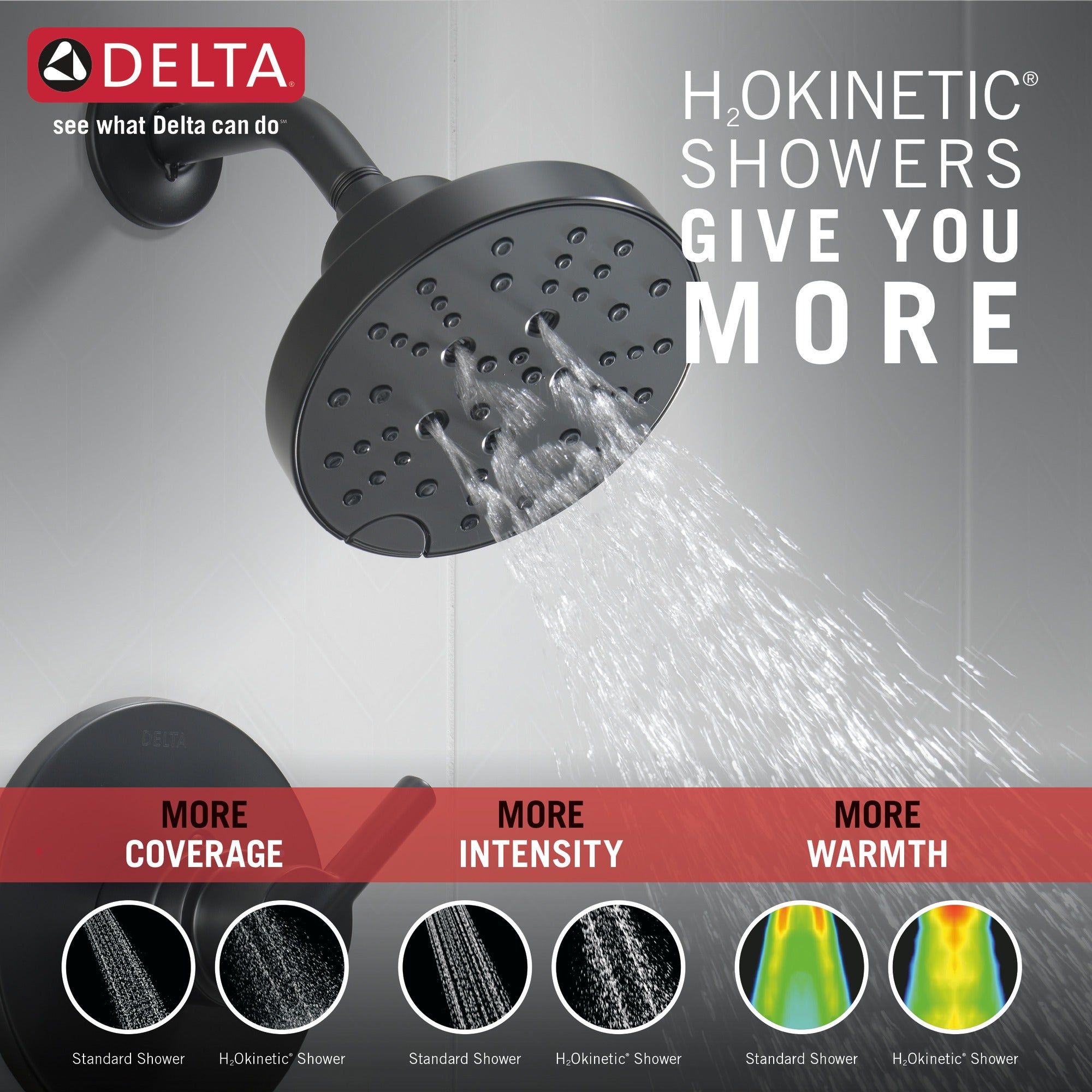 Delta Nicoli® Monitor® 14 Series H2Okinetic® Tub and Shower