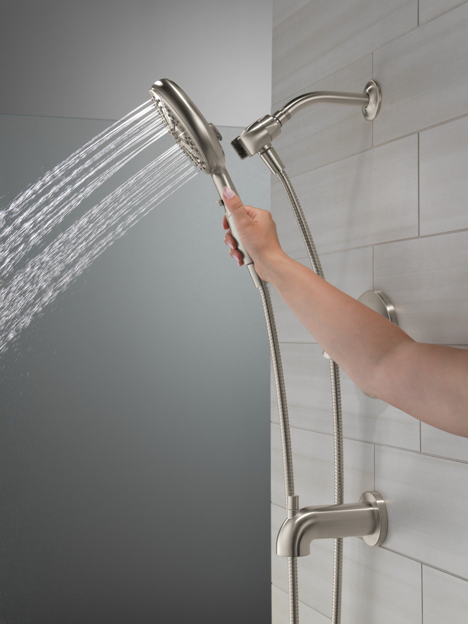 Delta Nicoli® Monitor® 14 Series Tub and Shower with SureDock® Hand Shower