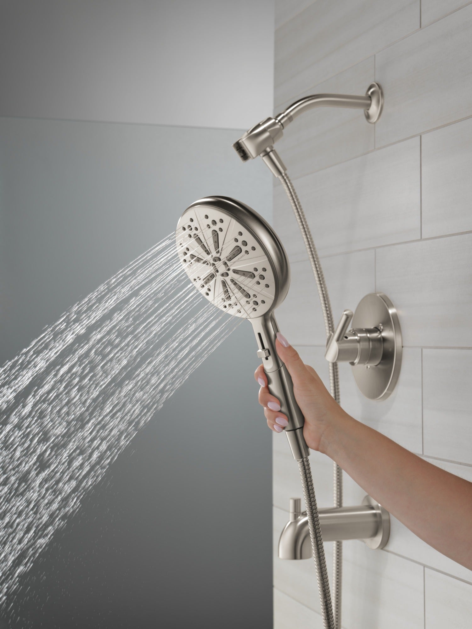 Delta Nicoli® Monitor® 14 Series Tub and Shower with SureDock® Hand Shower