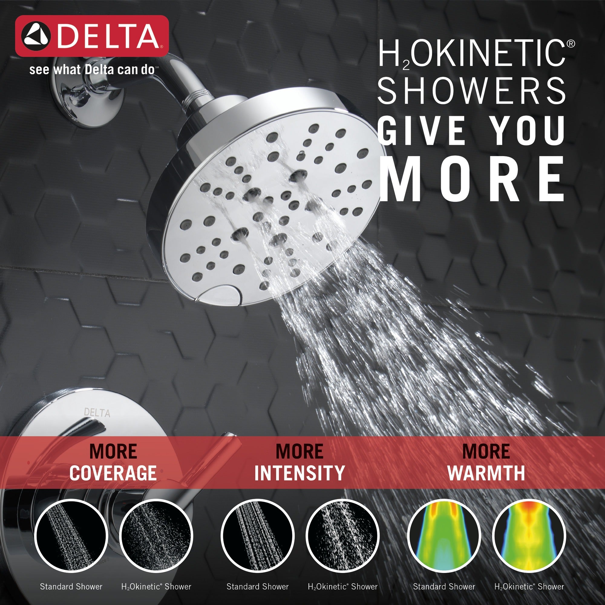 Delta Nicoli® Monitor® 14 Series H2Okinetic® Tub and Shower