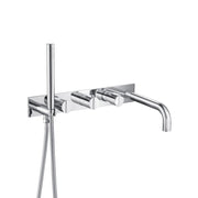 Flusso 145.2691T Trim For Wall Mount Tub Filler With Hand Shower