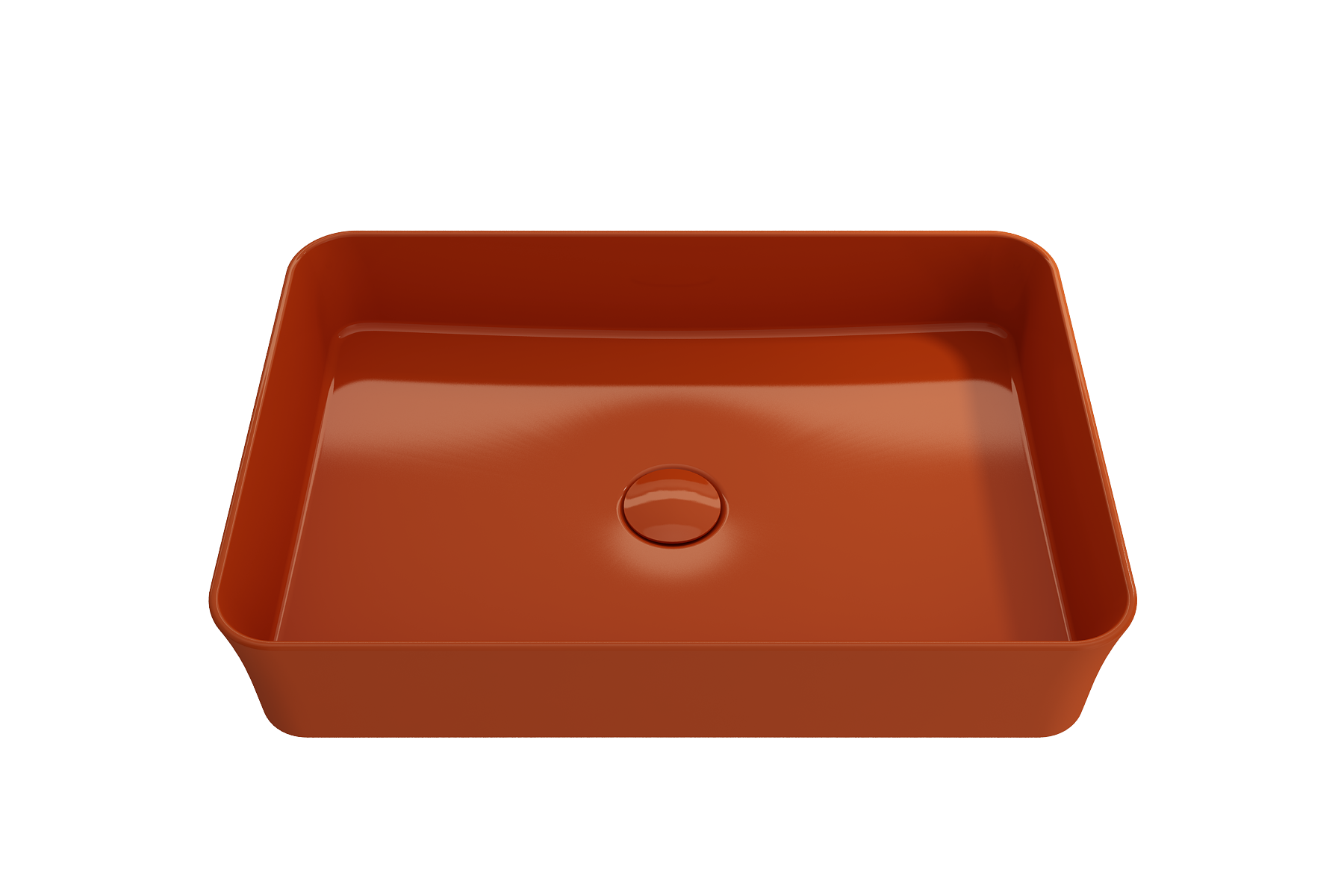 Sottile Rectangle Vessel Fireclay 21.5 in. 1476