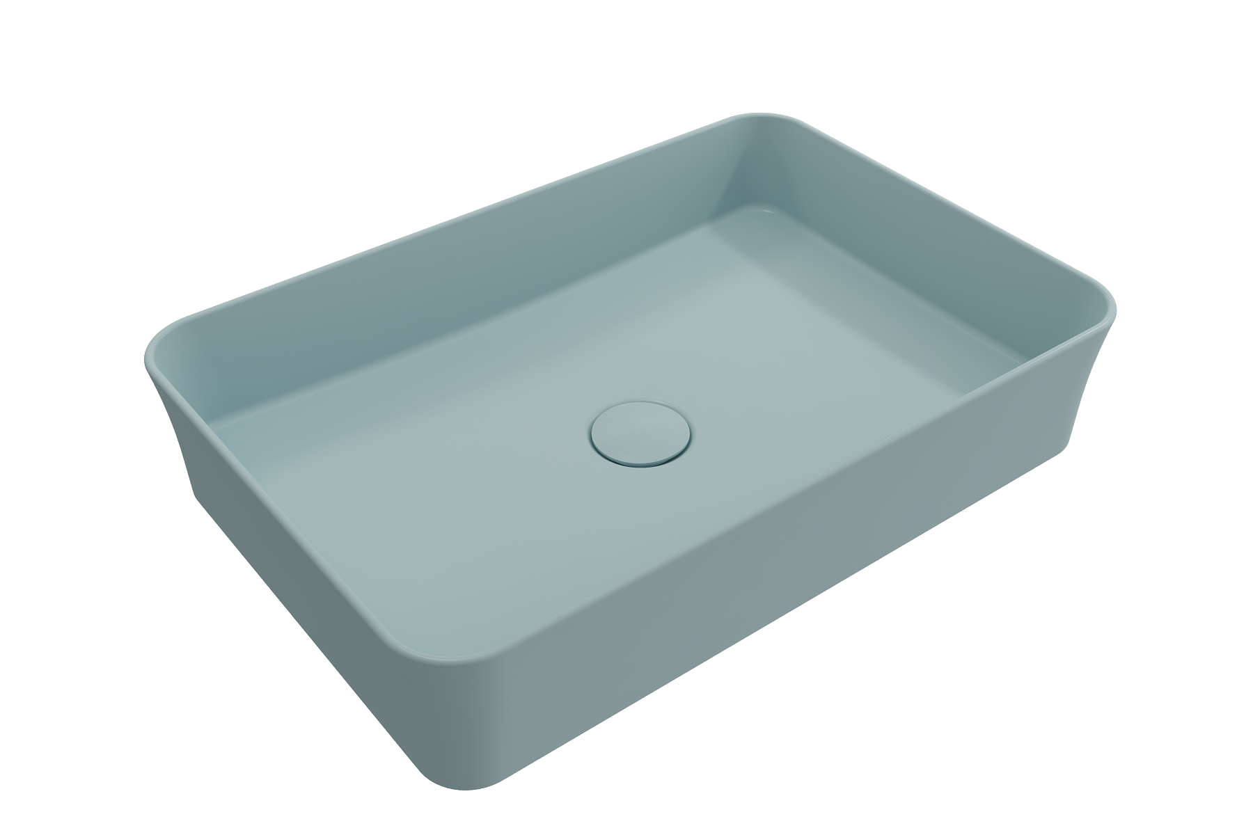 Sottile Rectangle Vessel Fireclay 21.5 in. 1476