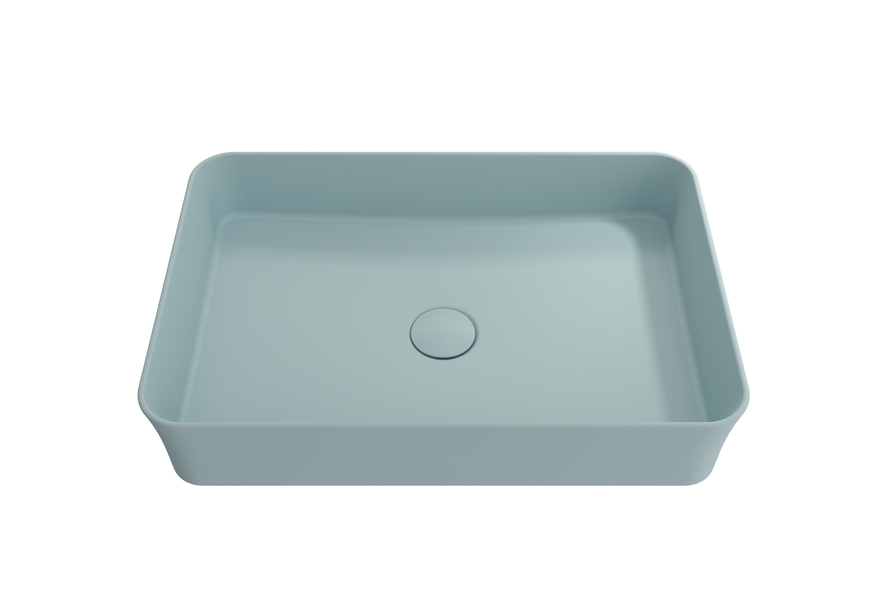 Sottile Rectangle Vessel Fireclay 21.5 in. 1476