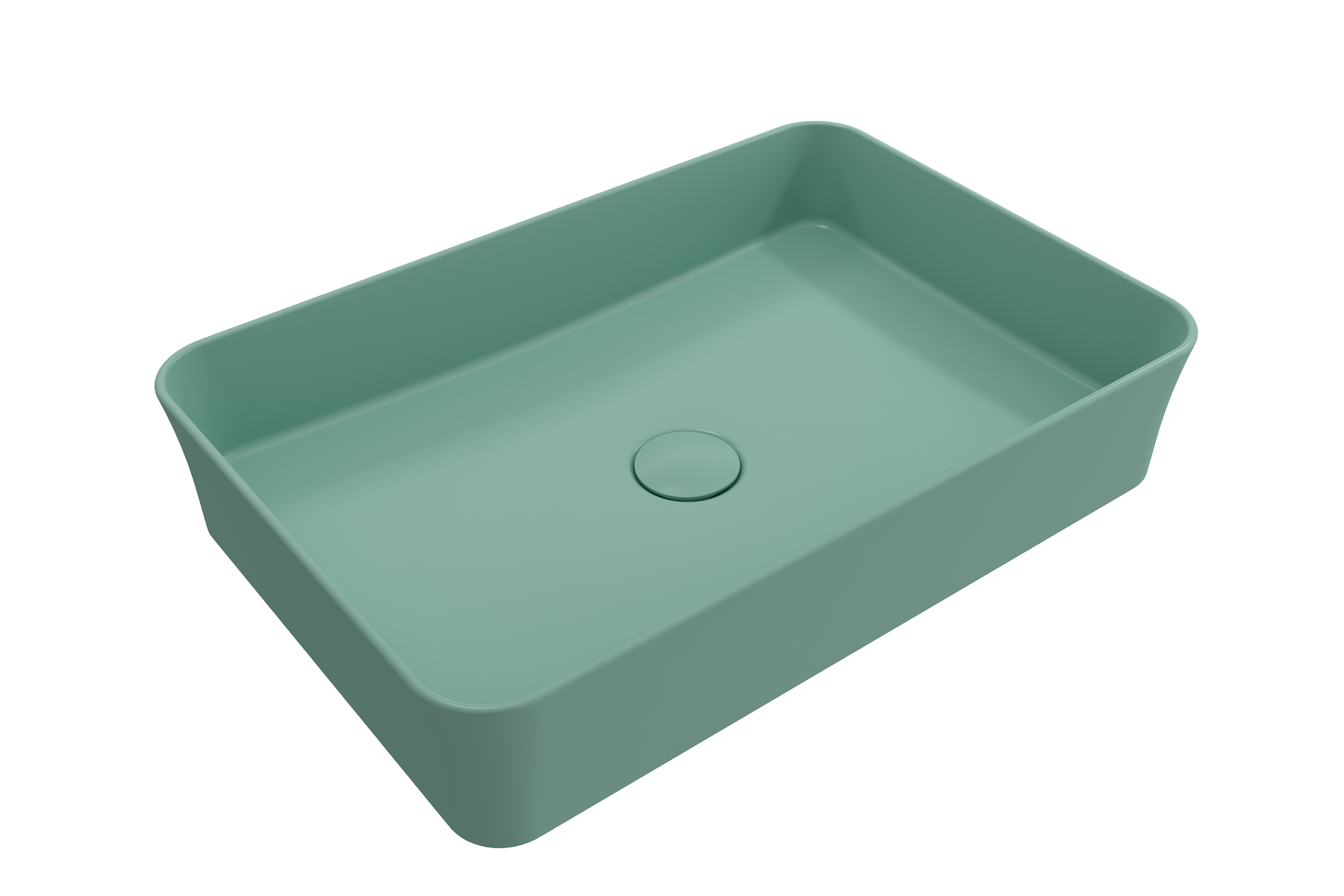 Sottile Rectangle Vessel Fireclay 21.5 in. 1476