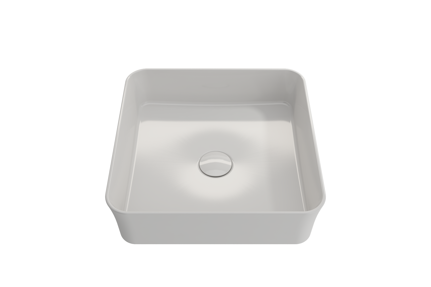 Sottile Square Vessel Fireclay 15.25 in. 1477