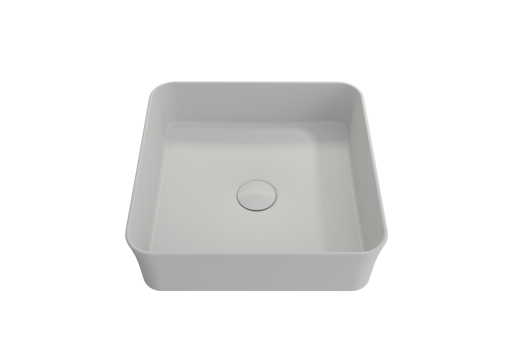 Sottile Square Vessel Fireclay 15.25 in. 1477