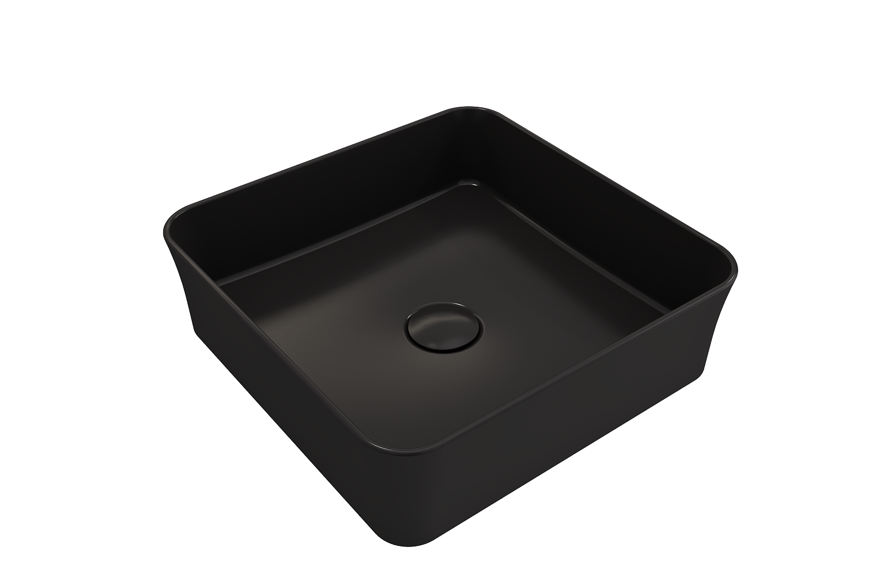 Sottile Square Vessel Fireclay 15.25 in. 1477