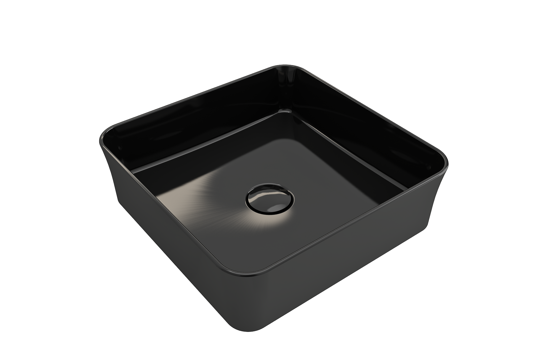 Sottile Square Vessel Fireclay 15.25 in. 1477