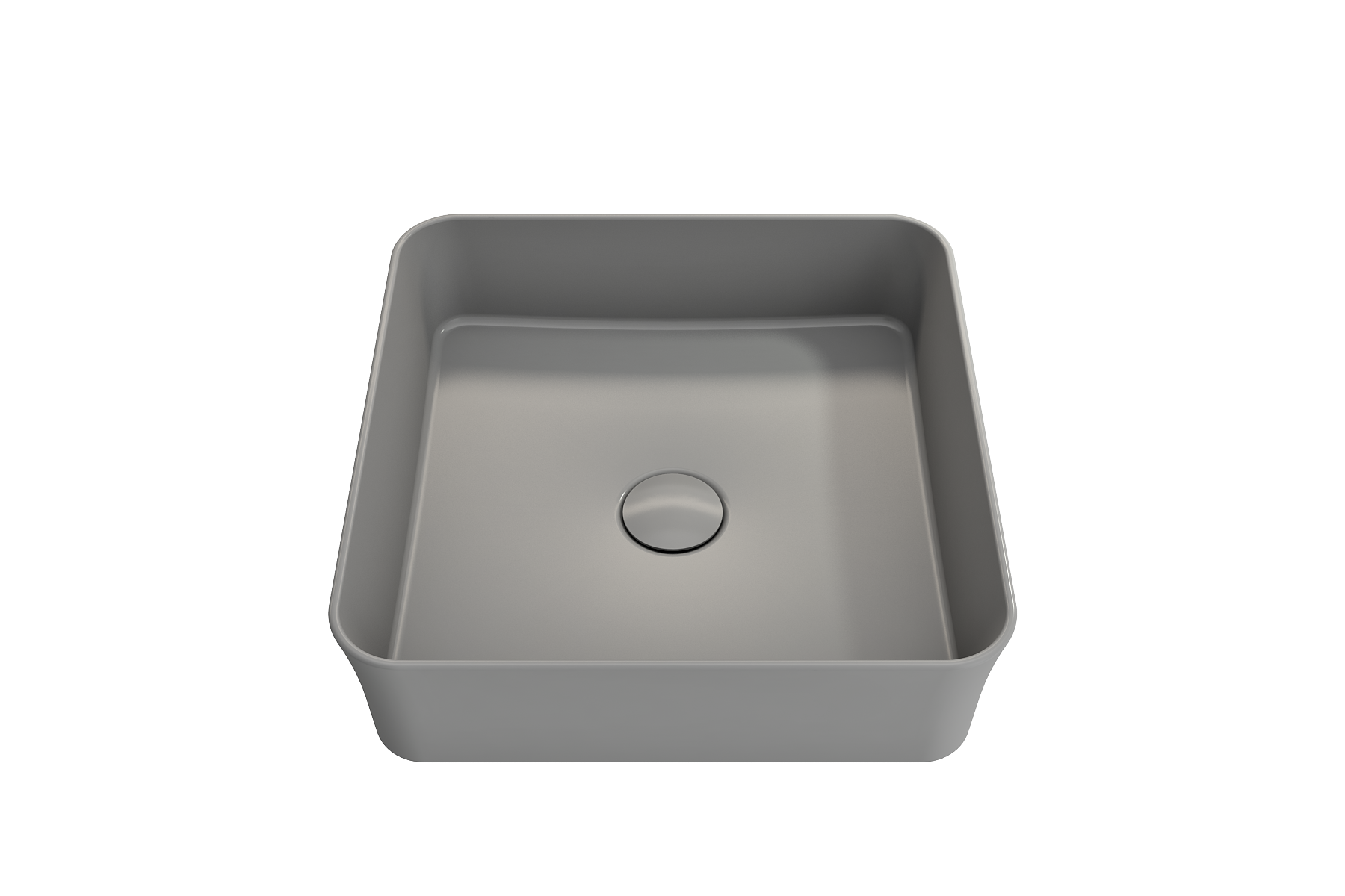 Sottile Square Vessel Fireclay 15.25 in. 1477
