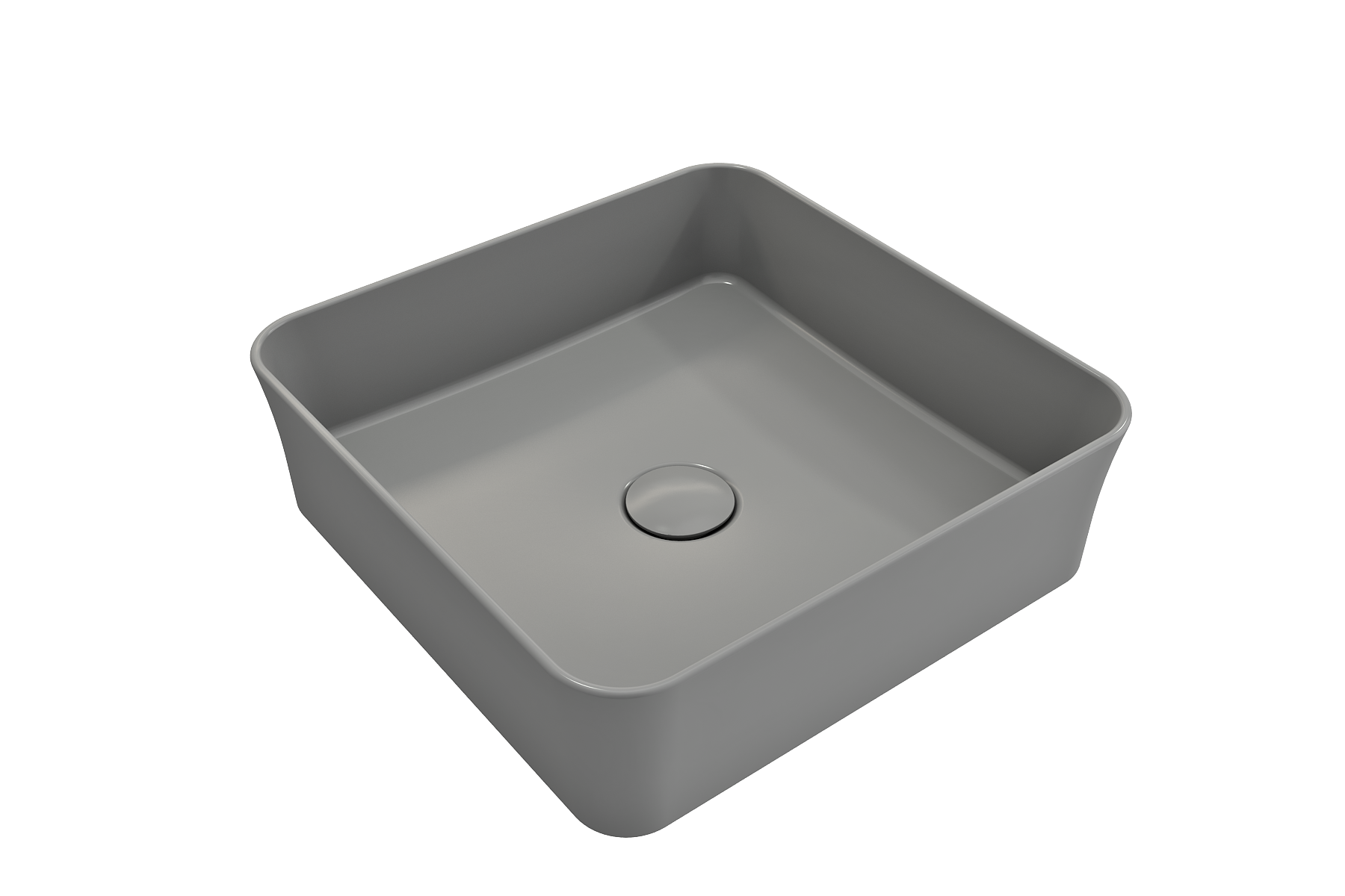 Sottile Square Vessel Fireclay 15.25 in. 1477
