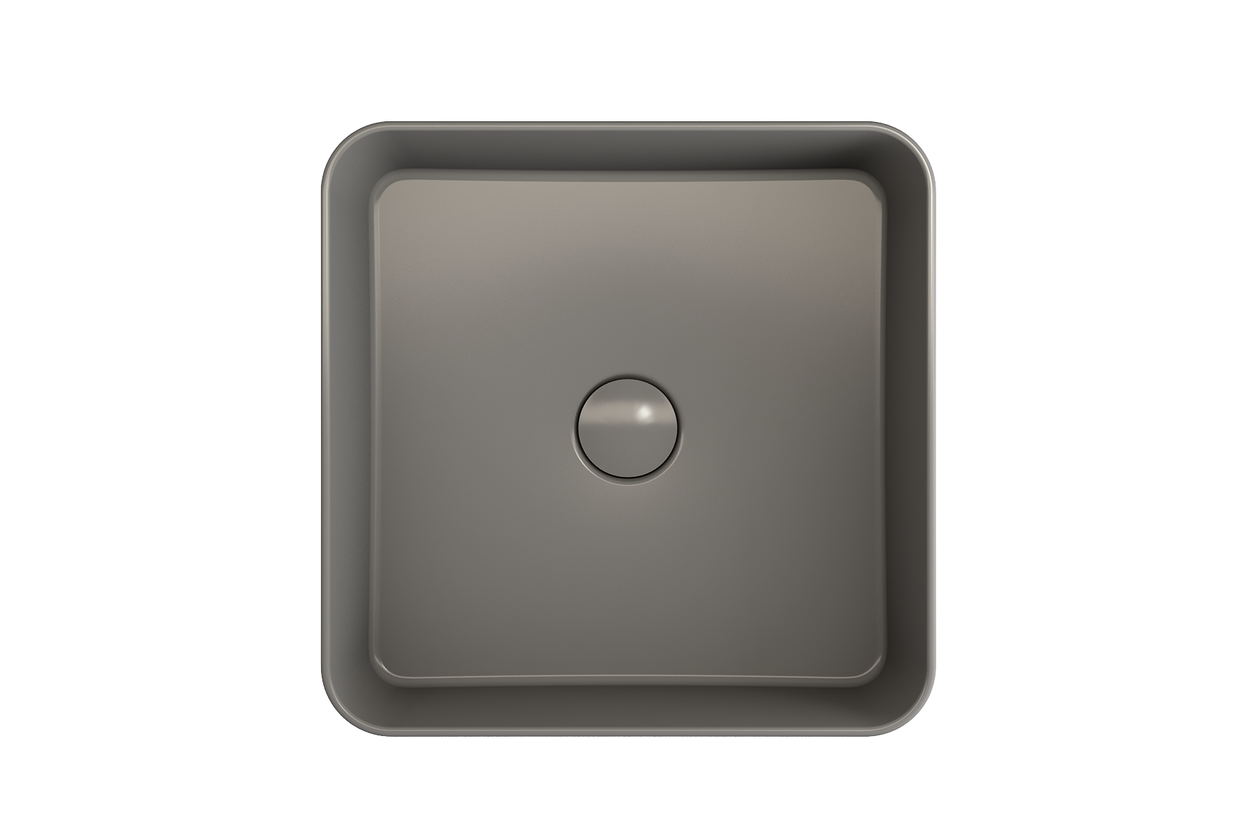 Sottile Square Vessel Fireclay 15.25 in. 1477