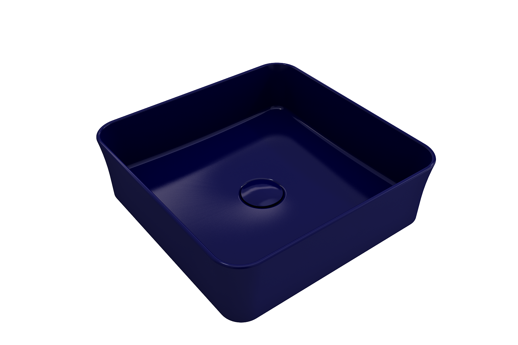 Sottile Square Vessel Fireclay 15.25 in. 1477