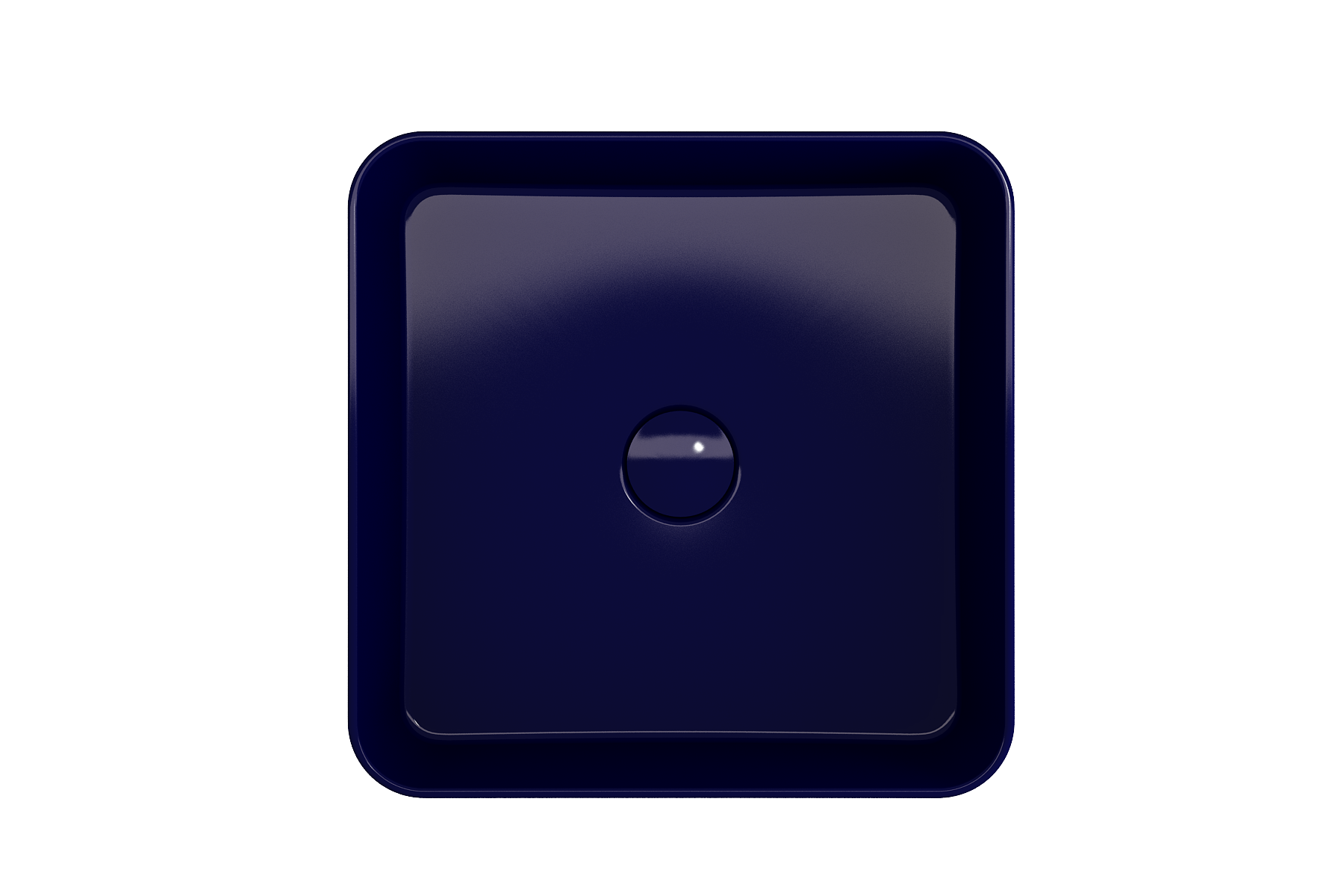 Sottile Square Vessel Fireclay 15.25 in. 1477