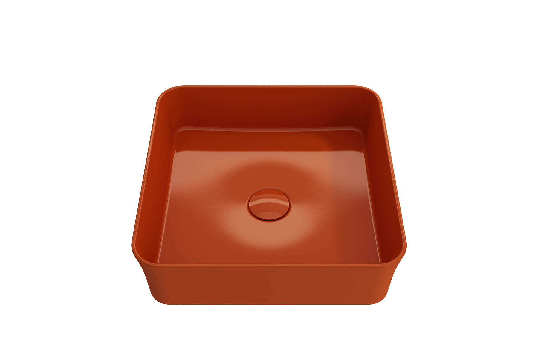Sottile Square Vessel Fireclay 15.25 in. 1477
