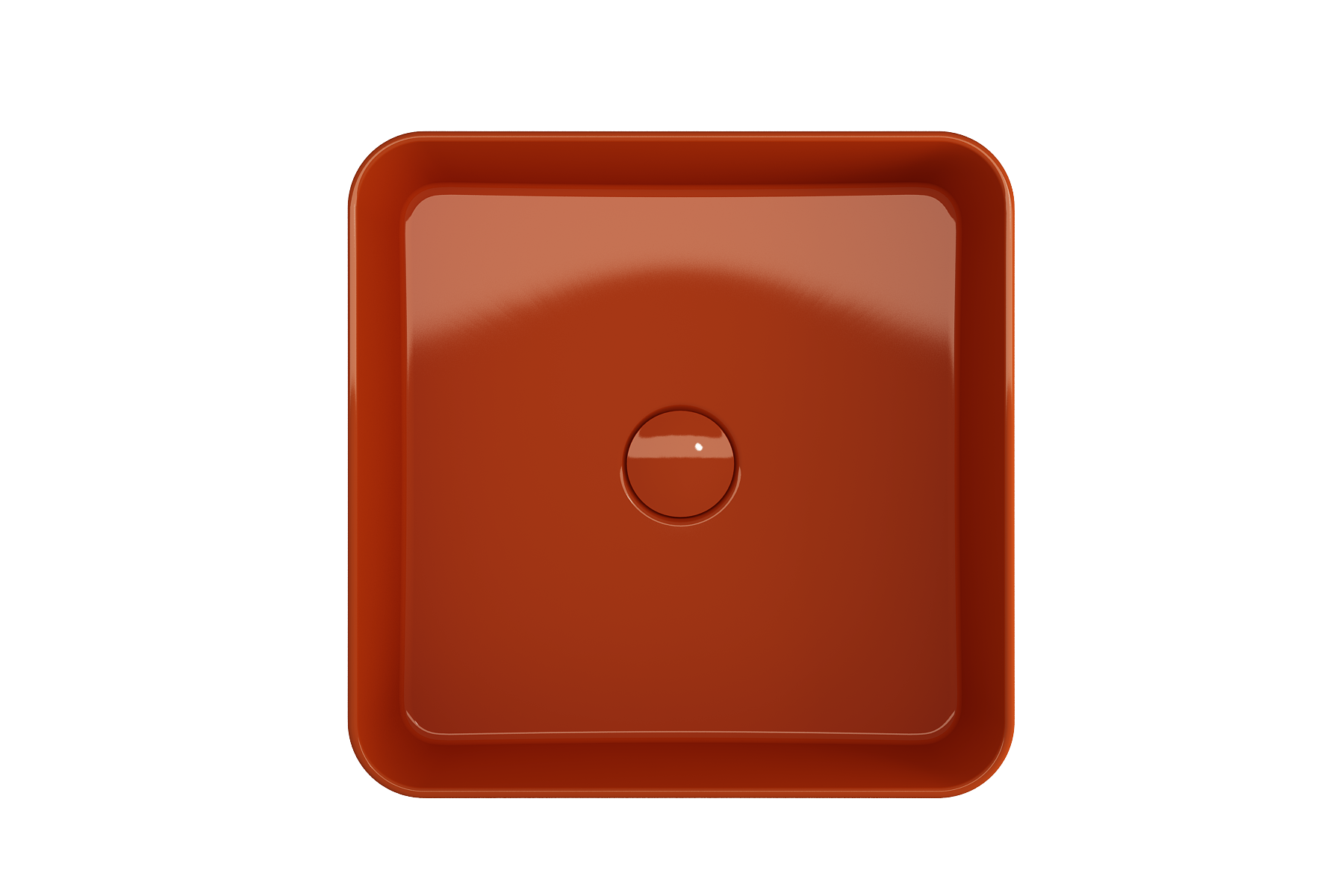 Sottile Square Vessel Fireclay 15.25 in. 1477