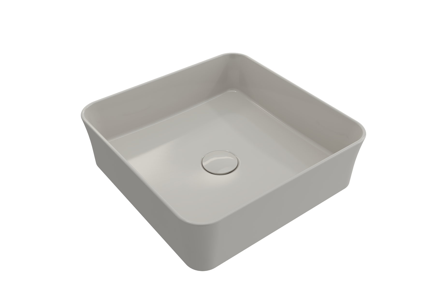 Sottile Square Vessel Fireclay 15.25 in. 1477
