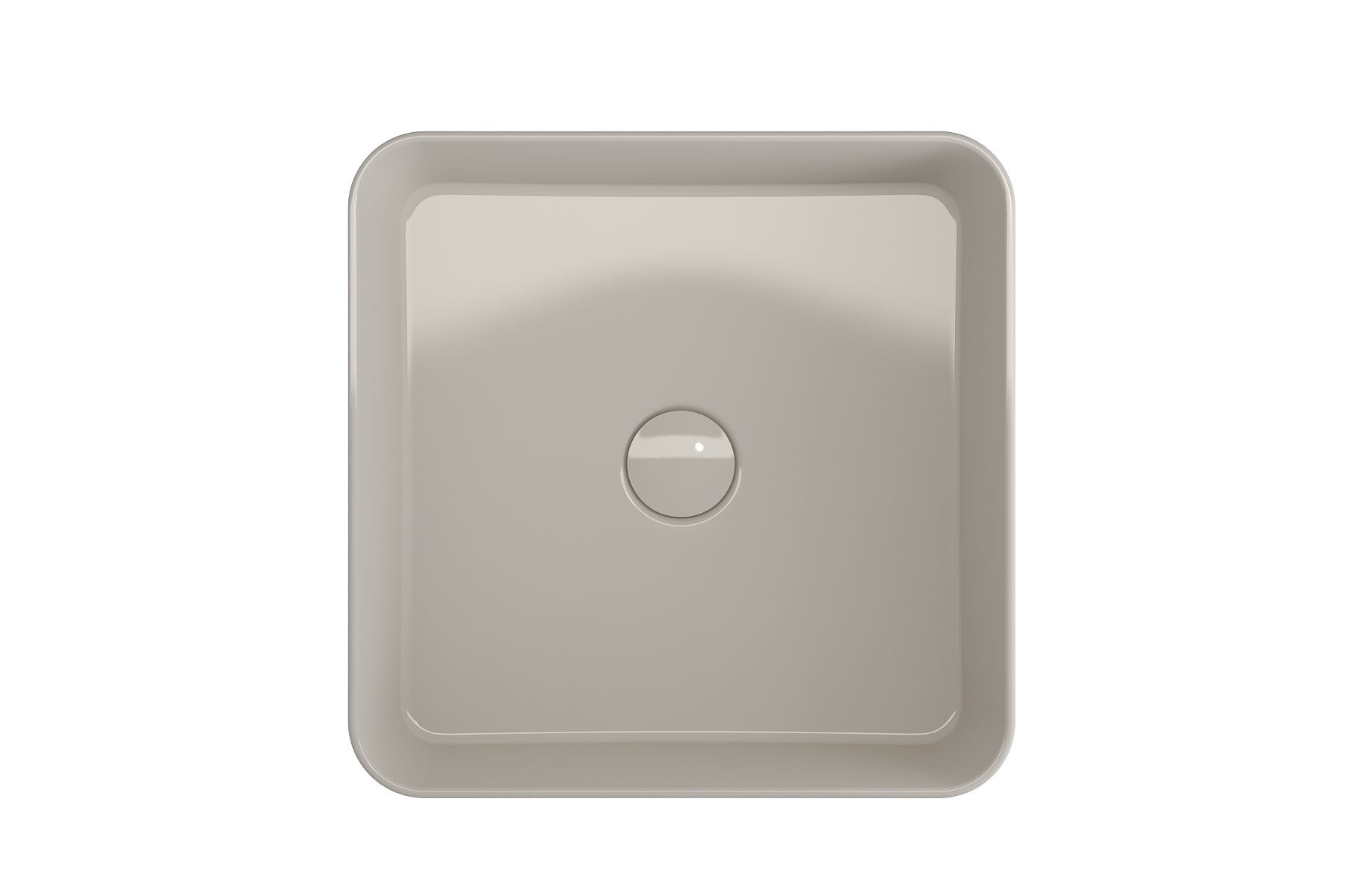Sottile Square Vessel Fireclay 15.25 in. 1477