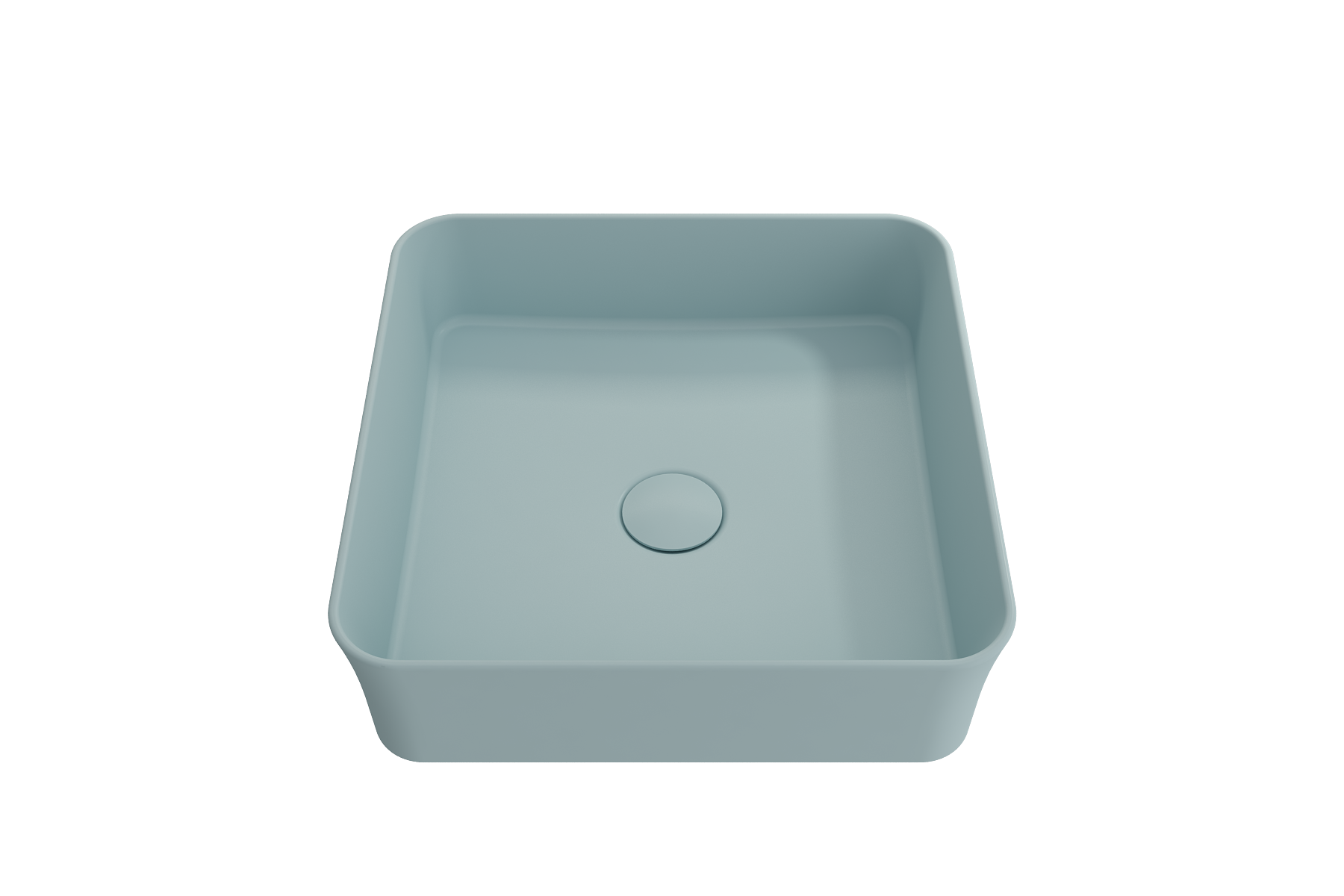 Sottile Square Vessel Fireclay 15.25 in. 1477
