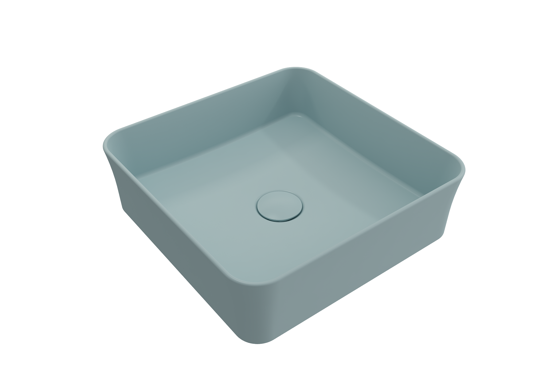 Sottile Square Vessel Fireclay 15.25 in. 1477
